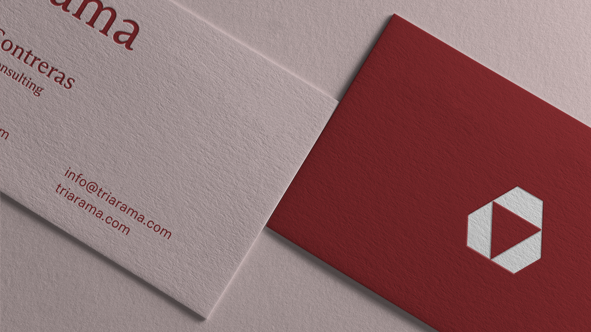 Business card mockup