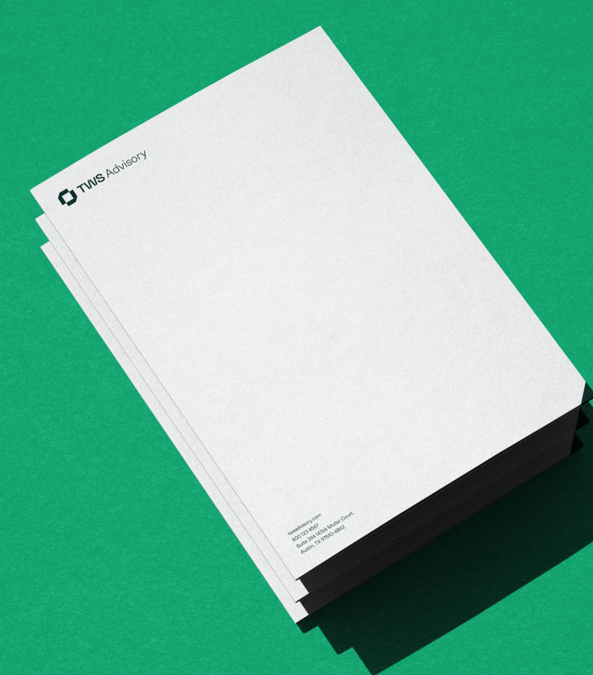 Letterhead mockup