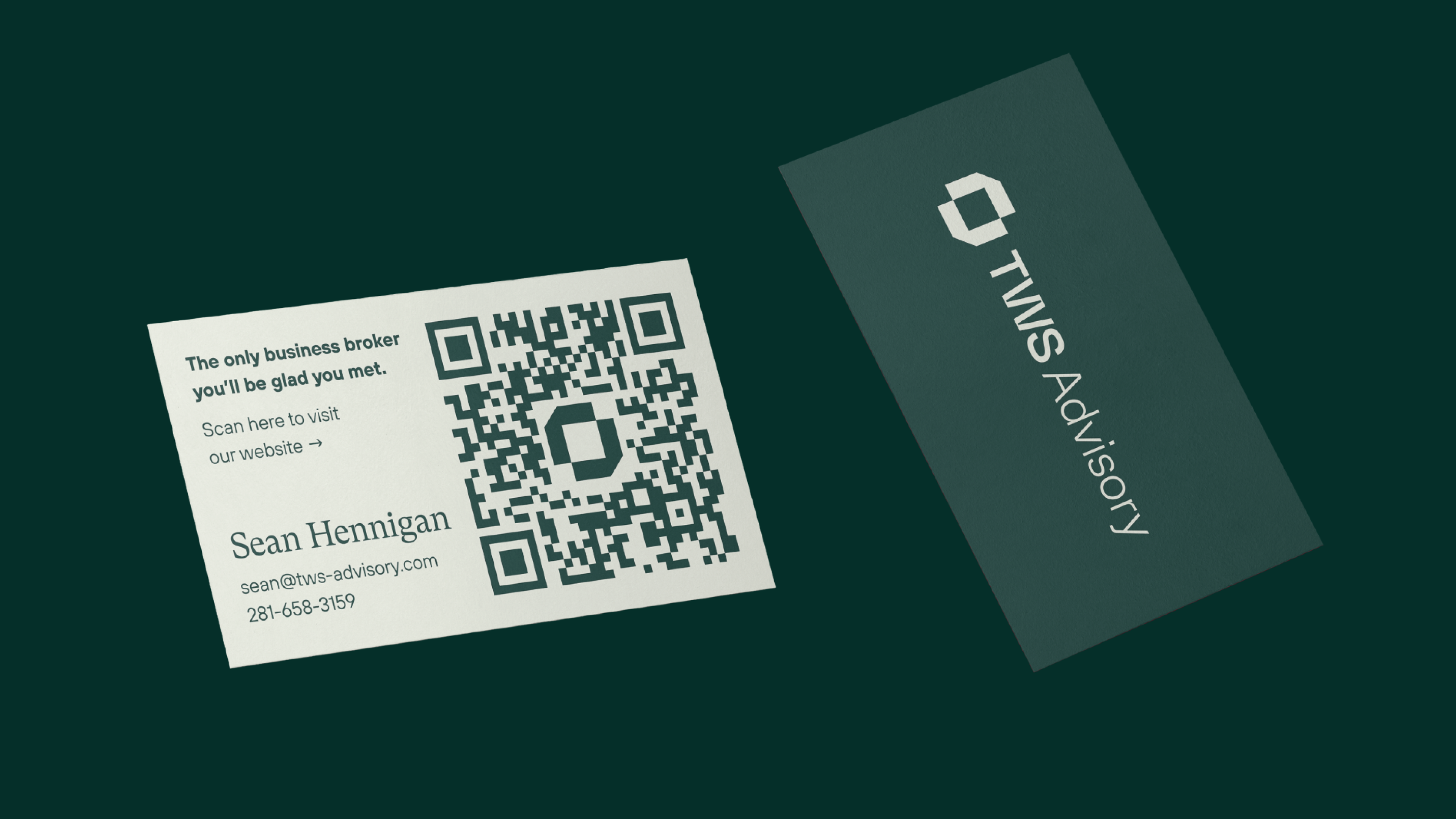 Business card mockup